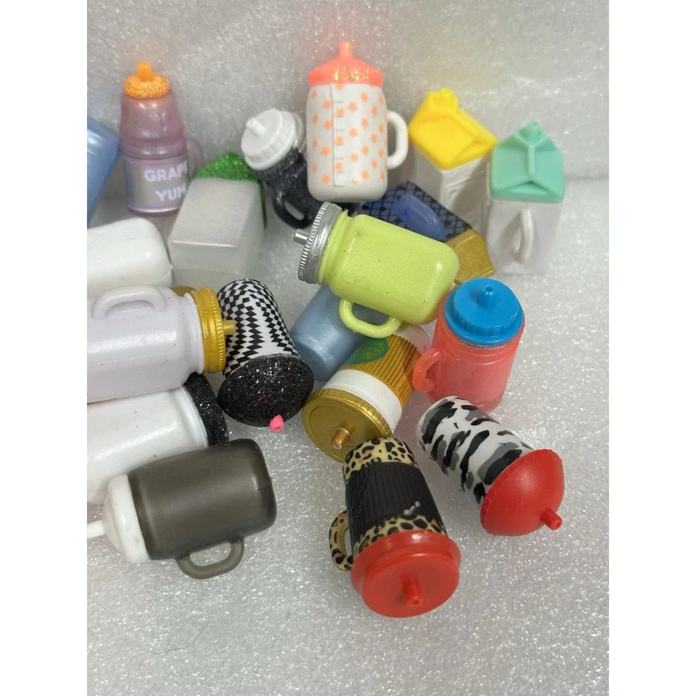 L.O.L. Surprise! Lot Bottles Accessories Dolls Juice Water Soda Lot of 35 Pieces
